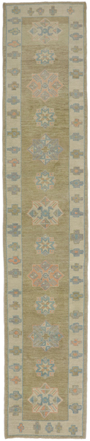 3 x 16 Contemporary Turkish Oushak Runner 53585