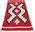 2 x 5 Antique Red Ganado Navajo Rug 77958