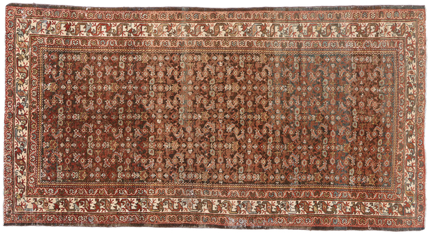 5 x 10 Antique Persian Mahal Rug 53755