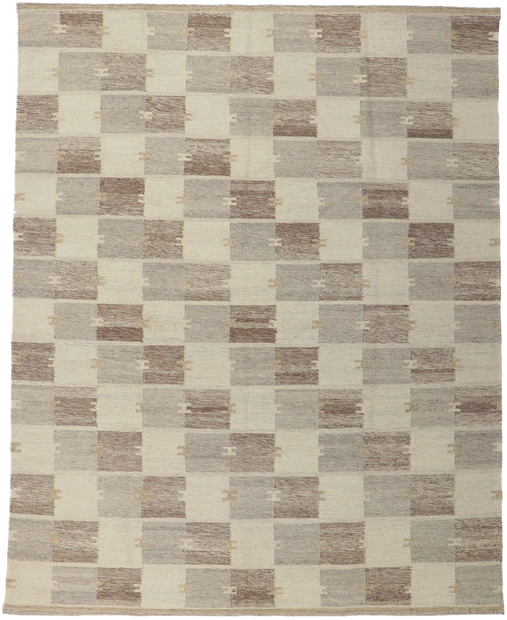 8 x 10 Scandinavian Modern Swedish Inspired Kilim Rug 30683