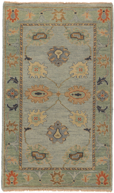 3 x 5 Colorful Oushak Rug 80693