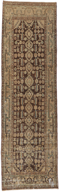 4 x 13 Antique Persian Malayer Runner 60987