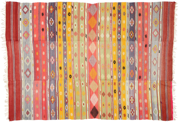 6 x 8 Vintage Turkish Kilim Rug 51275