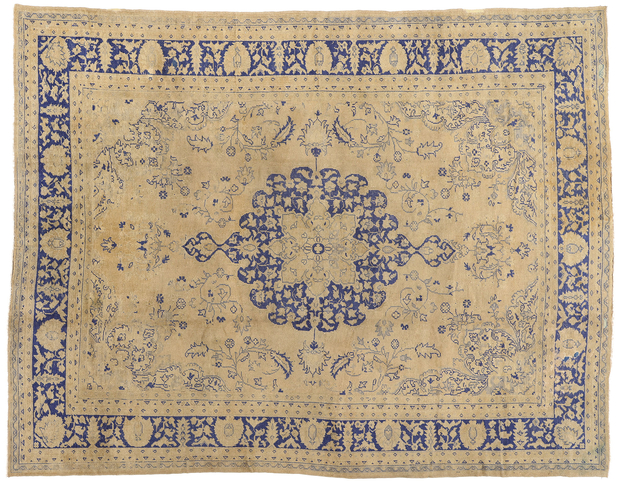9 x 12 Antique Turkish Oushak Rug 51291