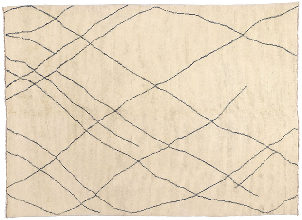 10 x 13 Large Organic Modern Moroccan Rug 80698