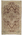7 x 12 Antique-Worn Persian Faridan Rug 60961