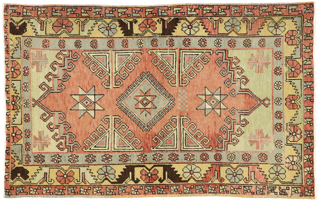 3 x 5 Vintage Oushak Rug 51315