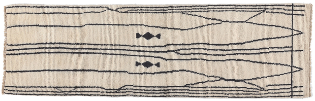 3 x 11 Modern Moroccan Runner 81018
