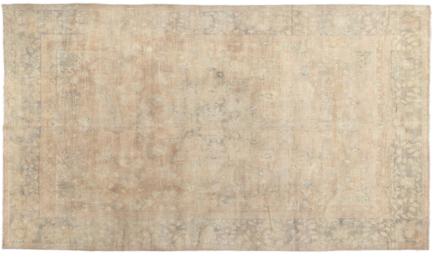 8 x 15 Muted Antique Persian Tabriz Rug 61273