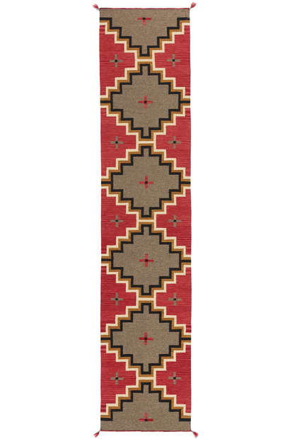 3 x 12 Southwest Modern Ganado Navajo-Style Rug Runner 81047