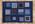 5 x 8 Vintage Blue Swedish Scandinavian Modern Rug 78735