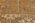 4 x 6 Vintage Orange Turkish Oushak Rug 53901