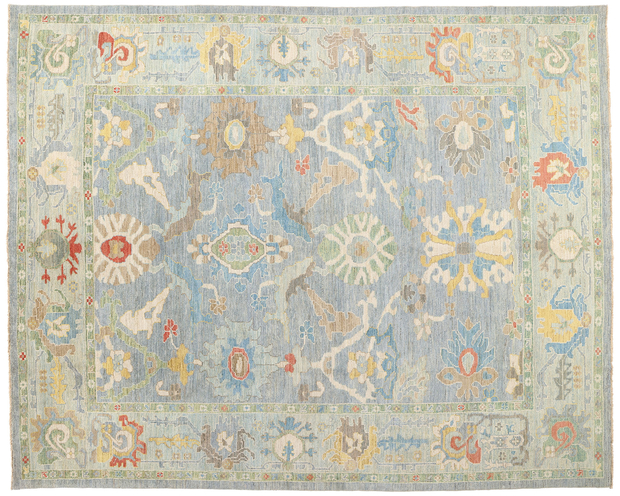 10 x 12 Modern Light Blue Persian Sultanabad Rug 61291