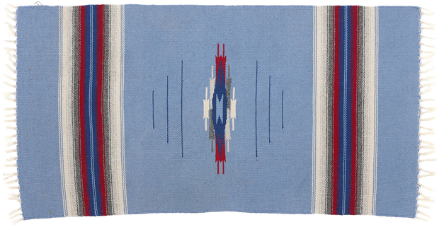 2 x 3 Vintage Blue New Mexico Chimayo Rug 78801