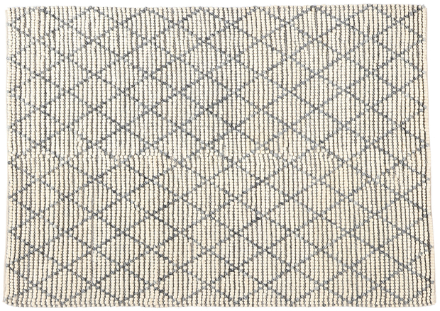 6 x 8 Modern Moroccan Trellis Textured Rug 31050