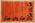 6 x 9 Modern Orange Chinese Art Deco Rug 31322