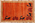 6 x 9 Modern Orange Chinese Art Deco Rug 31322