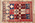 5 x 7 Vintage Persian Lori Checkerboard Rug 78873