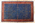 11 x 17 Late 19th Century Antique Blue Indian Agra Rug 90027