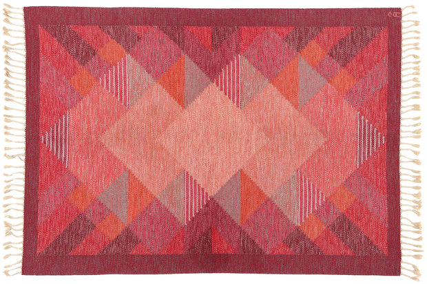 5 x 8 Anna Johanna Angstrom Vintage Swedish Rollakan Rug 79062