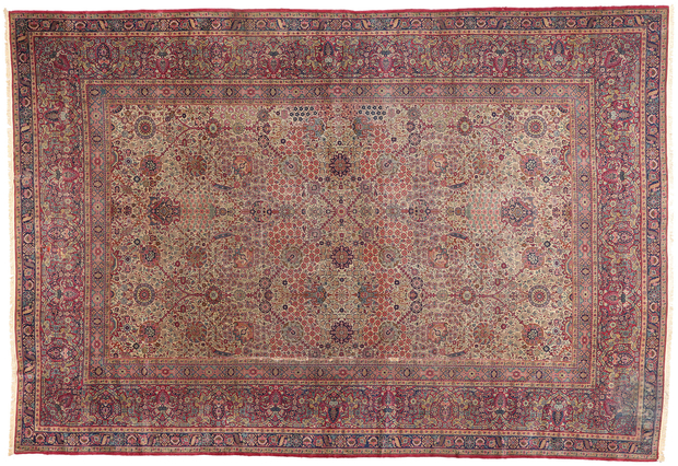 13 x 19 Oversized Antique Turkish Sivas Rug 79161
