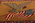 2 x 2 Antique Persian Kashan Eagle Flag Pictorial Rug 79200