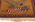 2 x 2 Antique Persian Kashan Eagle Flag Pictorial Rug 79200