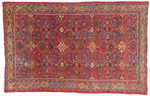 7 x 11 Antique Persian Mahal Rug 79185