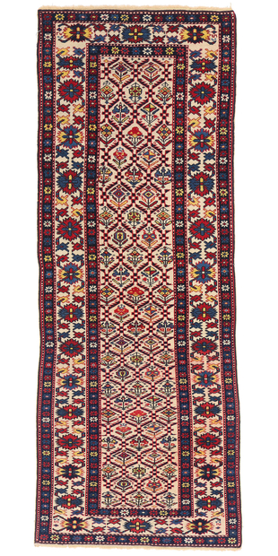 2 x 6 Late 19th Century Antique Caucasian Shirvan Rug 79191