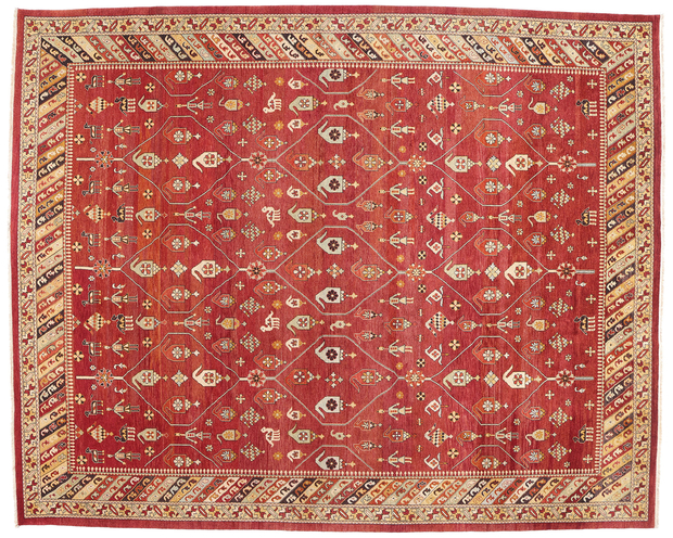 12 x 15 Vintage Turkish Oushak Rug 79254