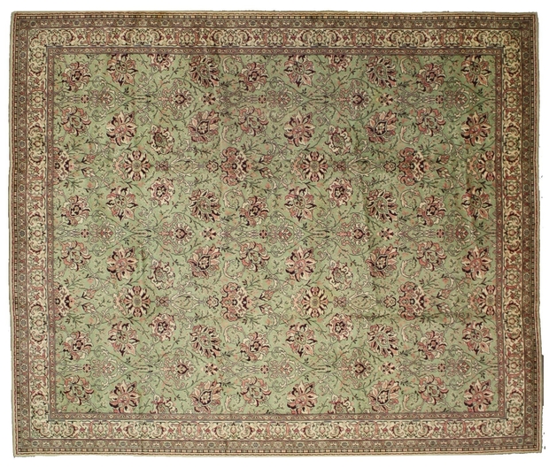 7 x 9 Antique Machine-Made European Rug 71044