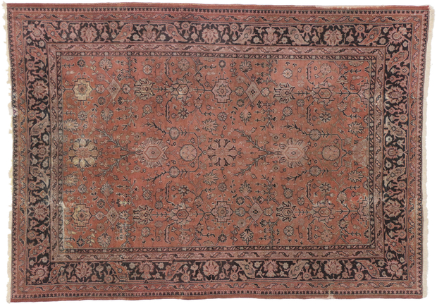 7 x 9 Antique Distressed Turkish Rug 71513
