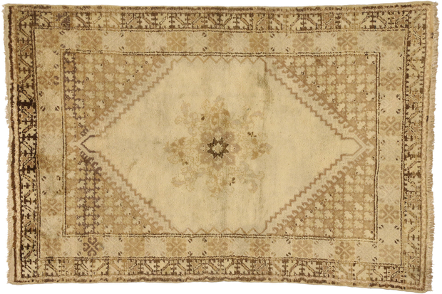 4 x 6 Vintage Rabat Moroccan Rug 71548