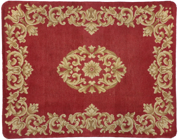 6 x 8 Antique Spanish Savonnerie Rug 73073