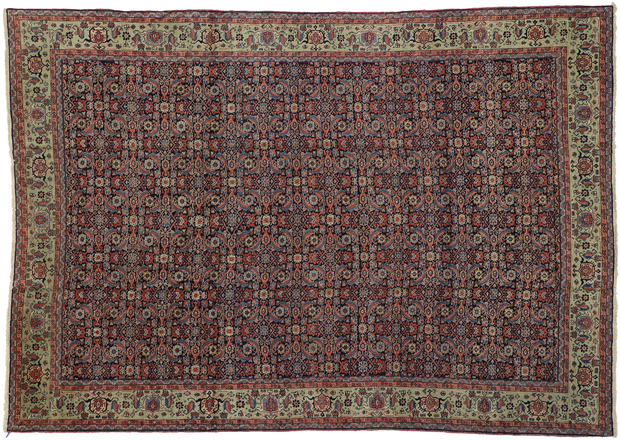 9 x 13 Antique Tabriz Rug 73346