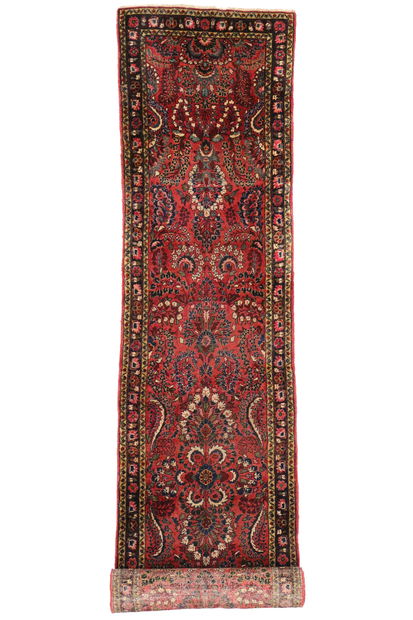 3 x 21 Antique Persian Sarouk Hamadan Rug 73685