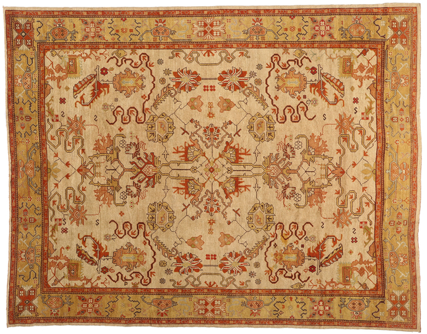 10 x 12 Modern Turkish Oushak Rug 74067