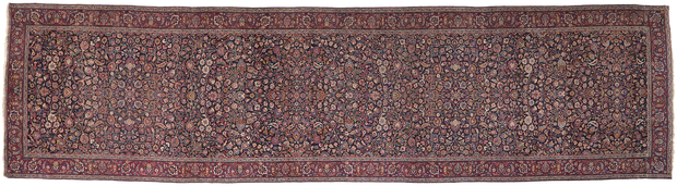 6 x 21 Antique Persian Mashhad Rug Runner 74288
