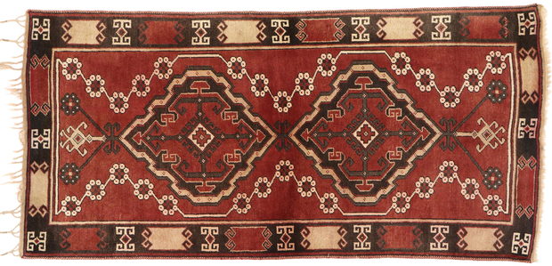 3 x 7 Vintage Oushak Rug 74500