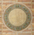 8 x 8 Vintage Round Indian Rug 74754