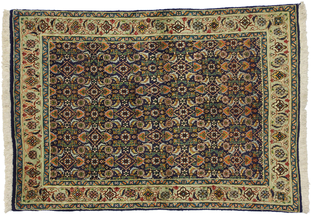 3 x 4 Vintage Persian Tabriz Rug 75101
