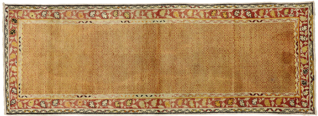 3 x 8 Vintage Turkish Oushak Rug 50006