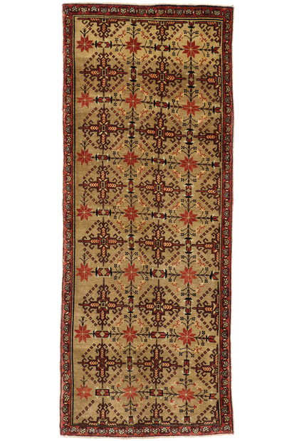 4 x 8 Antique Turkish Oushak Rug 50458