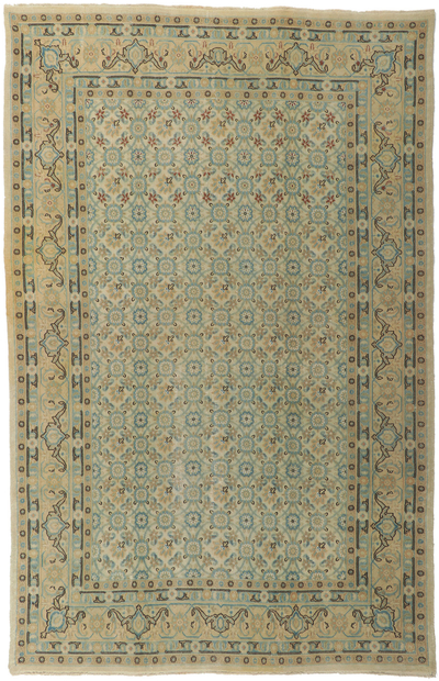 6 x 10 Antique Persian Mashad Rug 51543
