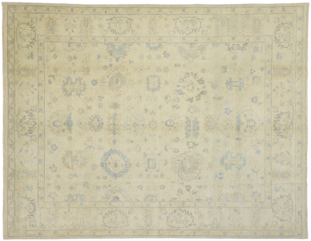 8 x 10 Vintage-Inspired Oushak Rug 30201