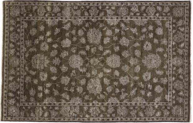 8 x 12 Contemporary Brown Oushak Rug 30295