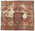 10 x 13 Late 19th Century Distressed Antique Persian Serapi Rug 74951