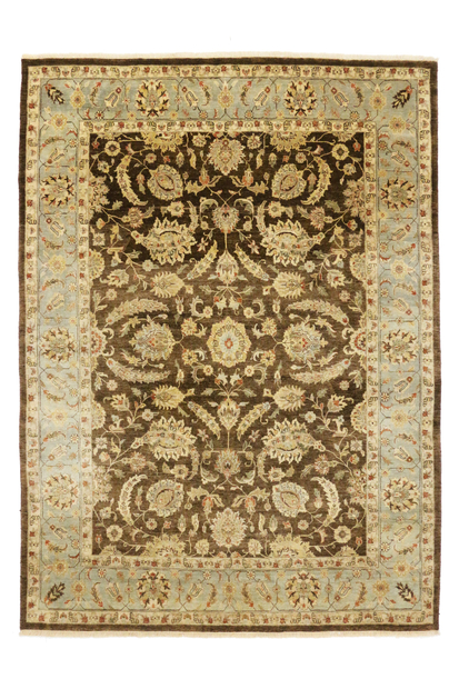 9 x 12 Vintage Earth-Tone Pakistani Rug 76772