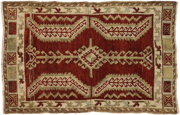 2 x 3 Vintage Turkish Yastik Rug 50205