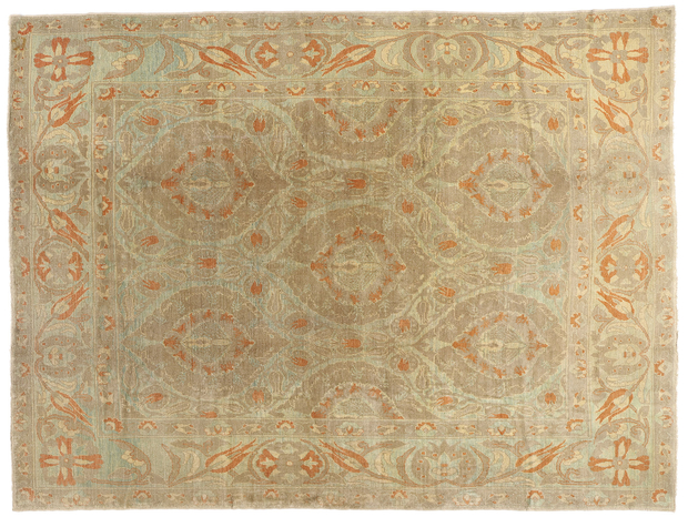 10 x 13 Modern Turkish Oushak Rug 51618